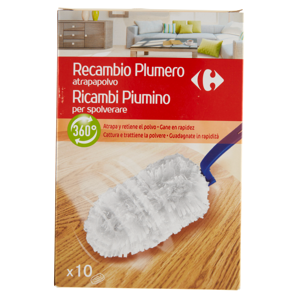 Carrefour Ricambi Piumino per spolverare 360° 10 pz
