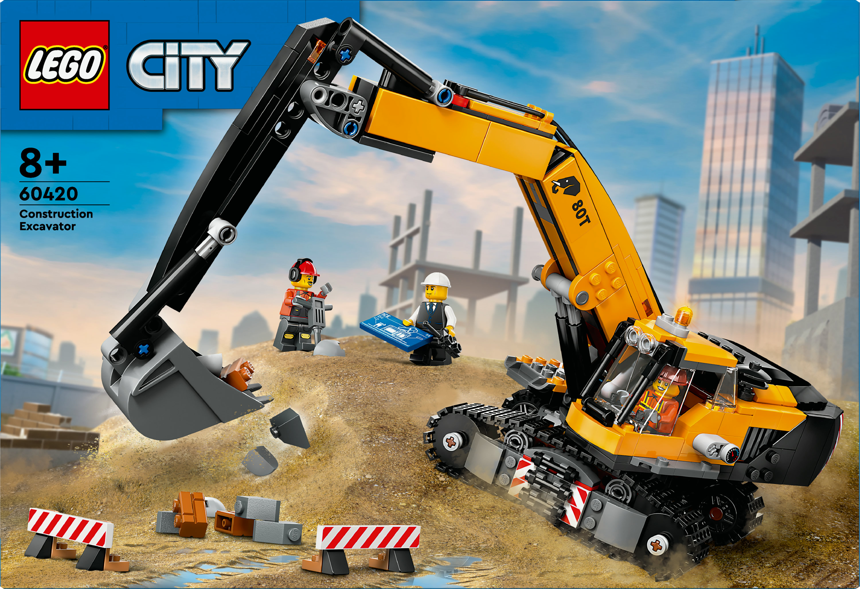 LEGO City Escavatore da cantiere giallo