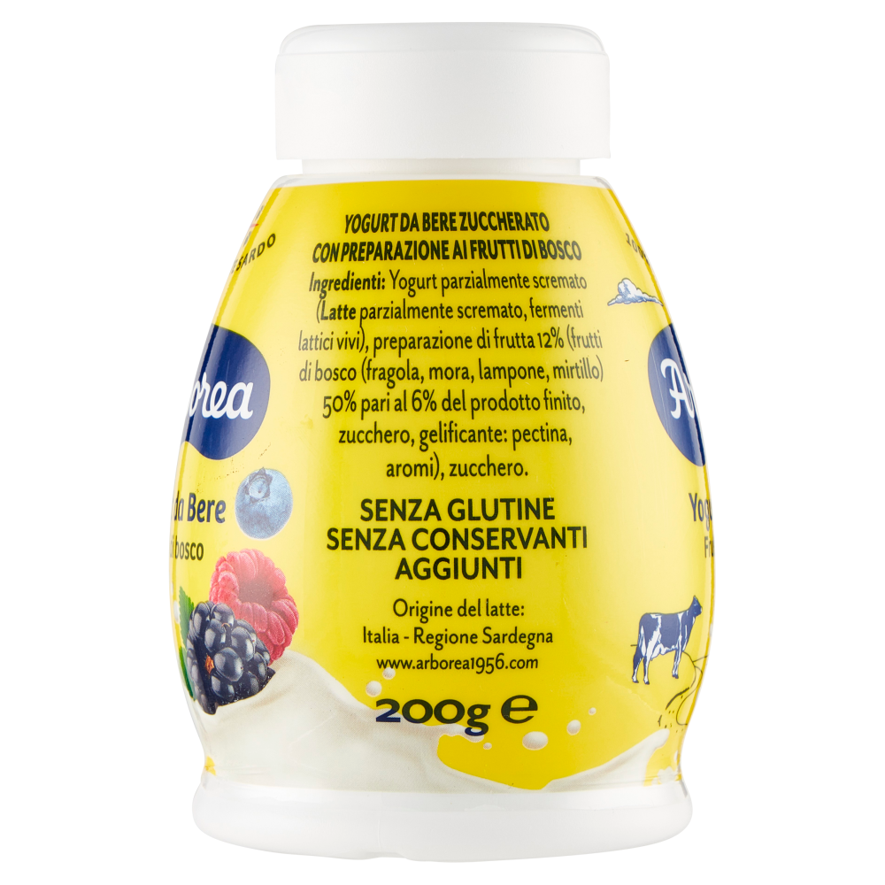 Arborea Yogurt da Bere Frutti di bosco 200 g