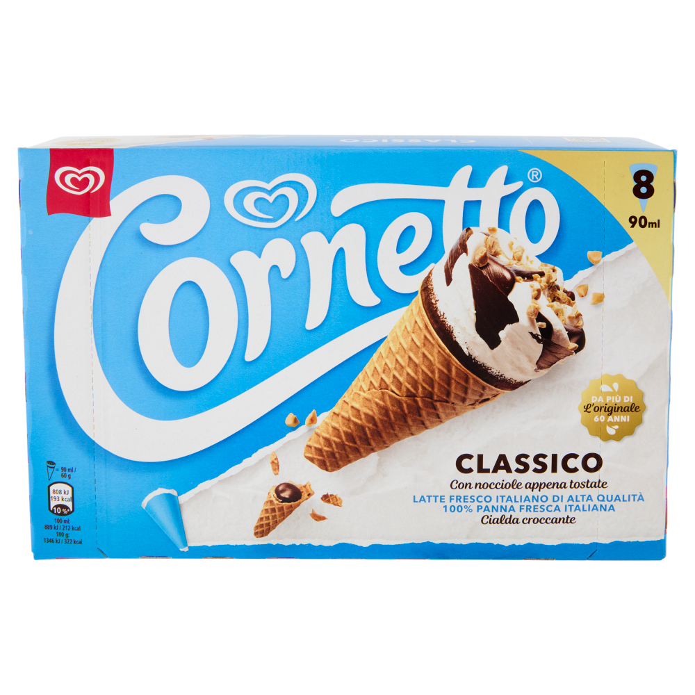 Cornetto Classico 8 x 60 g
