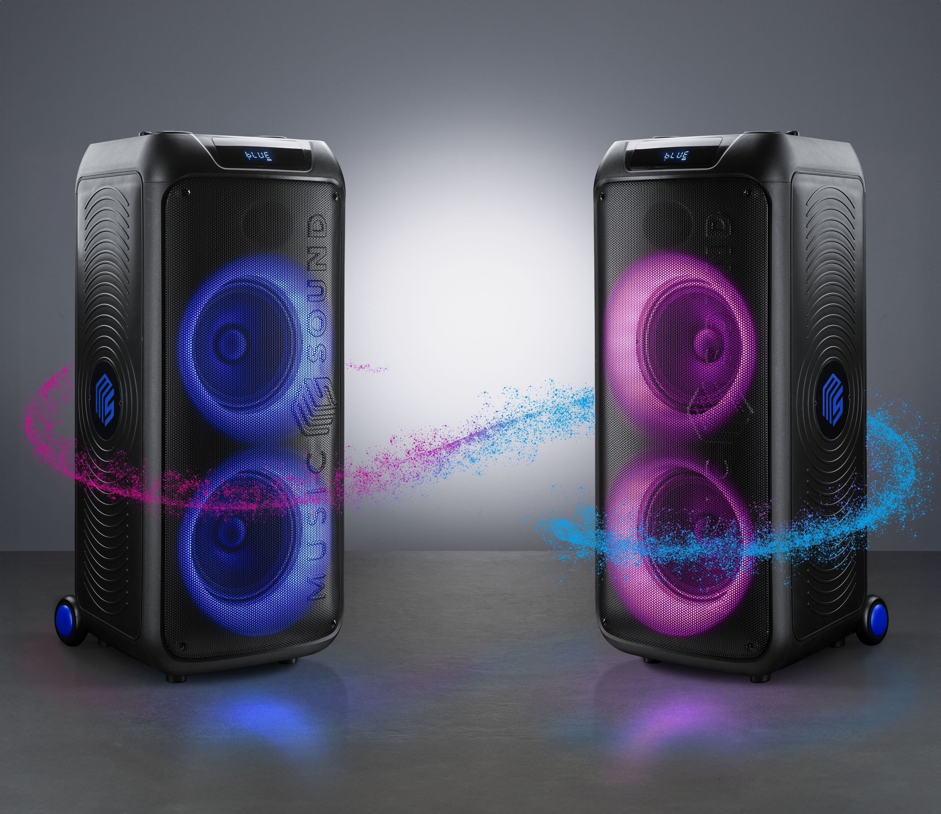 Music Sound Sound Box Cassa speaker con 110W di potenza e luci RGB