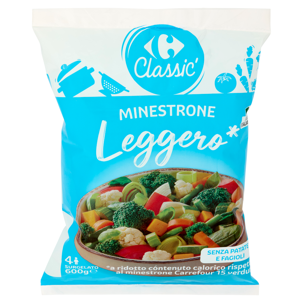 Carrefour Classic Minestrone Leggero* Surgelato 600 g