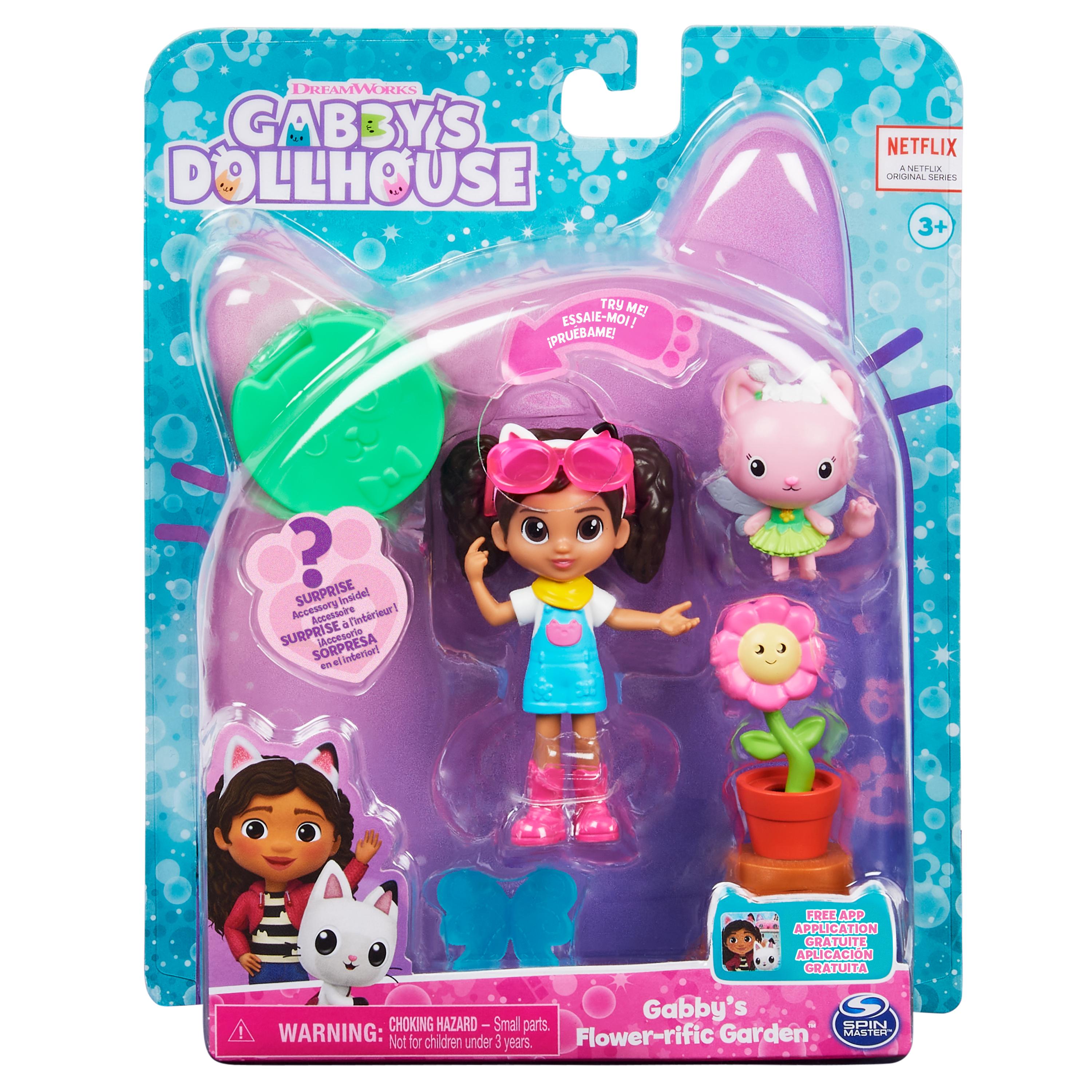 Gabby's Dollhouse Gabby‘s Dollhouse, set Art Studio con 2 personaggi giocattolo, 2 accessori, scatola con sorpresa e mobile, giocattolo per bambini dai 3 anni in su