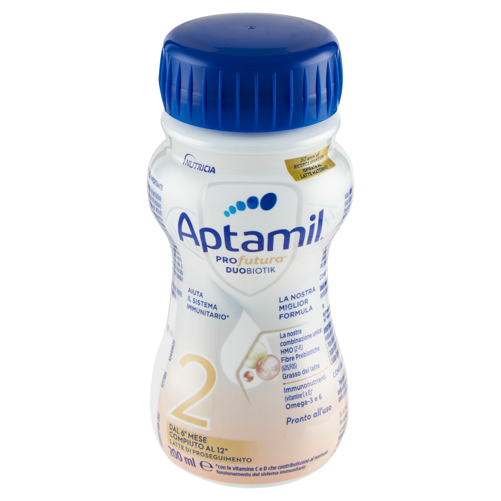 APTAMIL Profutura Duobiotik 2 - Latte per lattanti liquido dal 6° compiuto al 12° mese 200ml