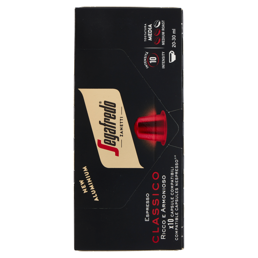 Segafredo Zanetti Espresso Classico 10 Capsule Compatibili Nespresso* 51 g