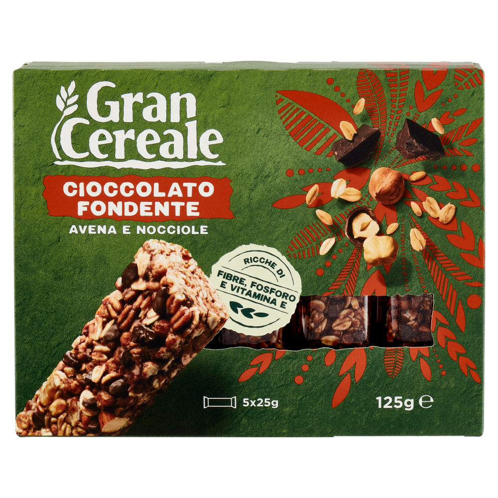 Grancereale Barrette cereali cioccolato fondente 125g