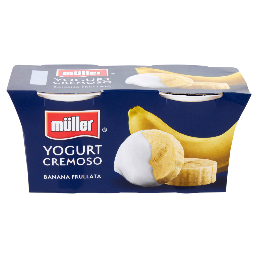 müller Yogurt Cremoso Banana Frullata 2 x 125 g
