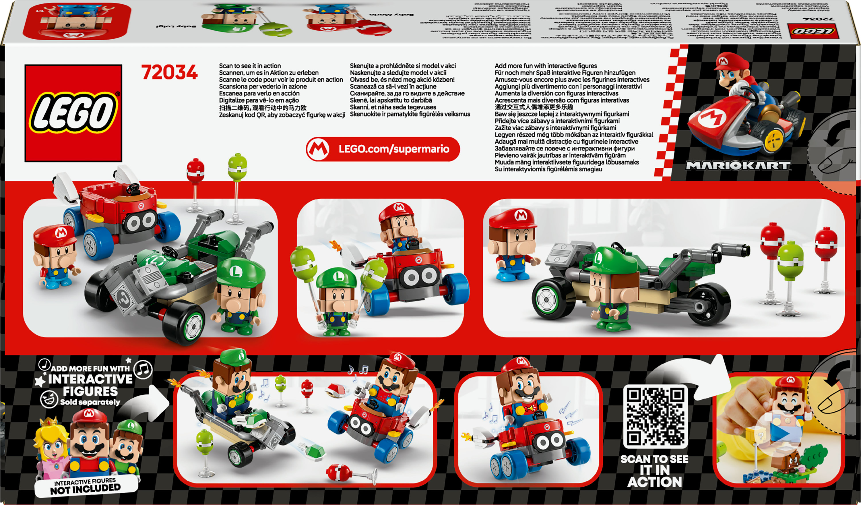 LEGO Super Mario Mario Kart™: Baby Mario vs Baby Luigi