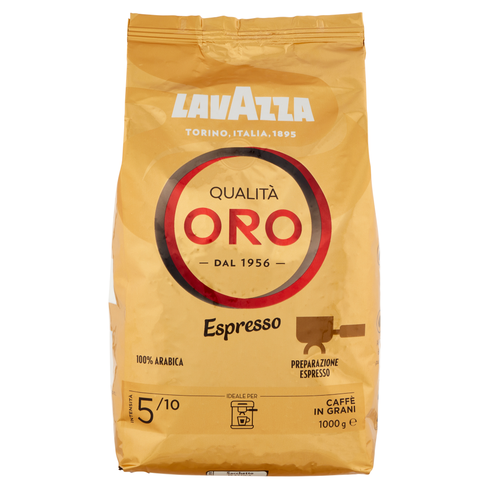 Lavazza Qualità Oro Espresso Caffè in Grani 1000 g