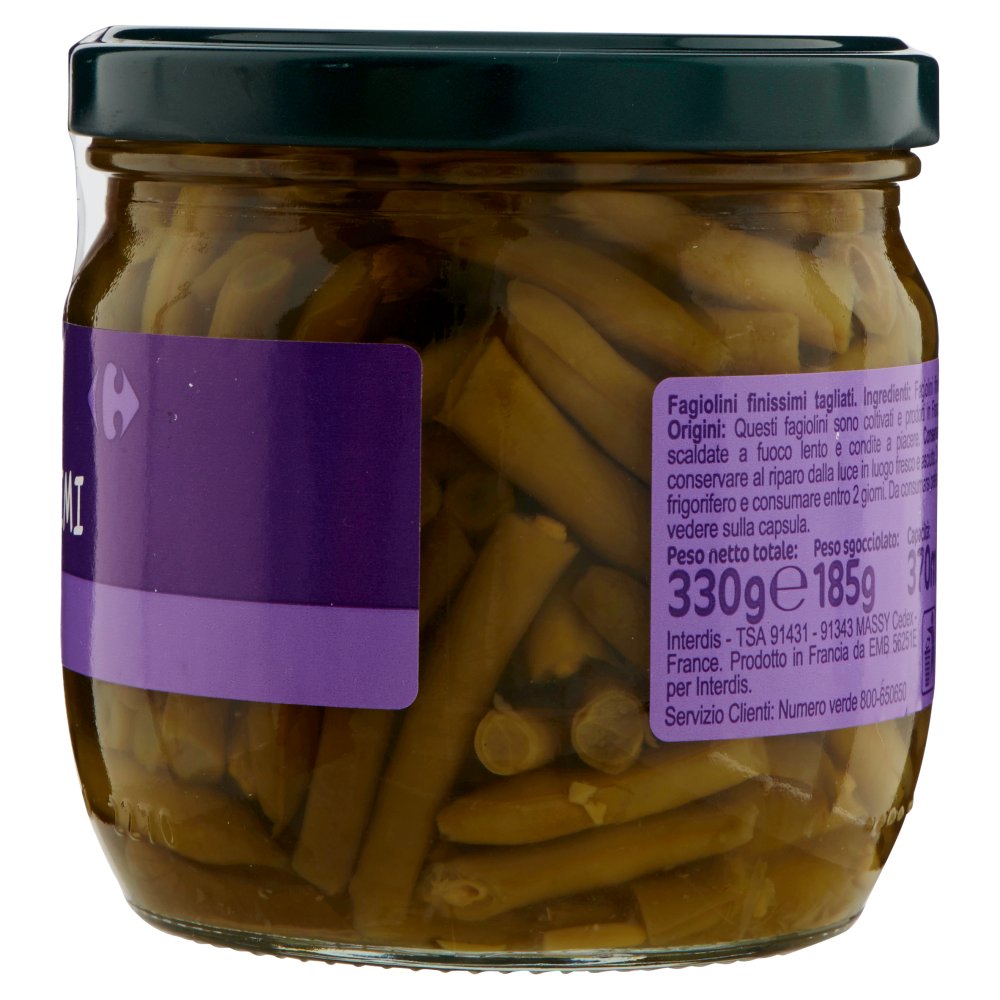 Carrefour Fagiolini Finissimi Tagliati 330 g