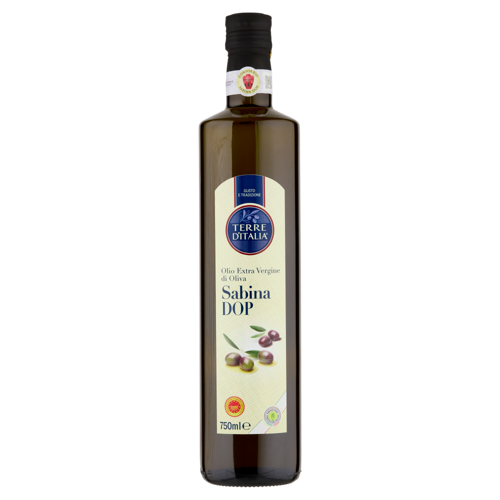 Terre d'Italia Olio Extra Vergine di Oliva Sabina DOP 750 ml