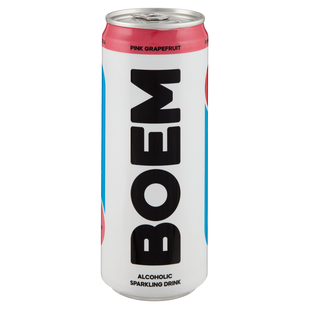 Boem Alcoholic Sparkling Drink Pink Grapefruit 330 ml
