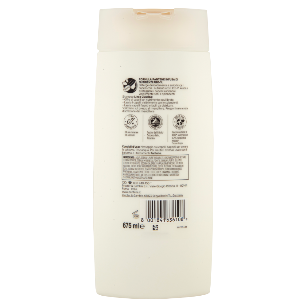 Pantene Shampoo Linea Classica 675 ml