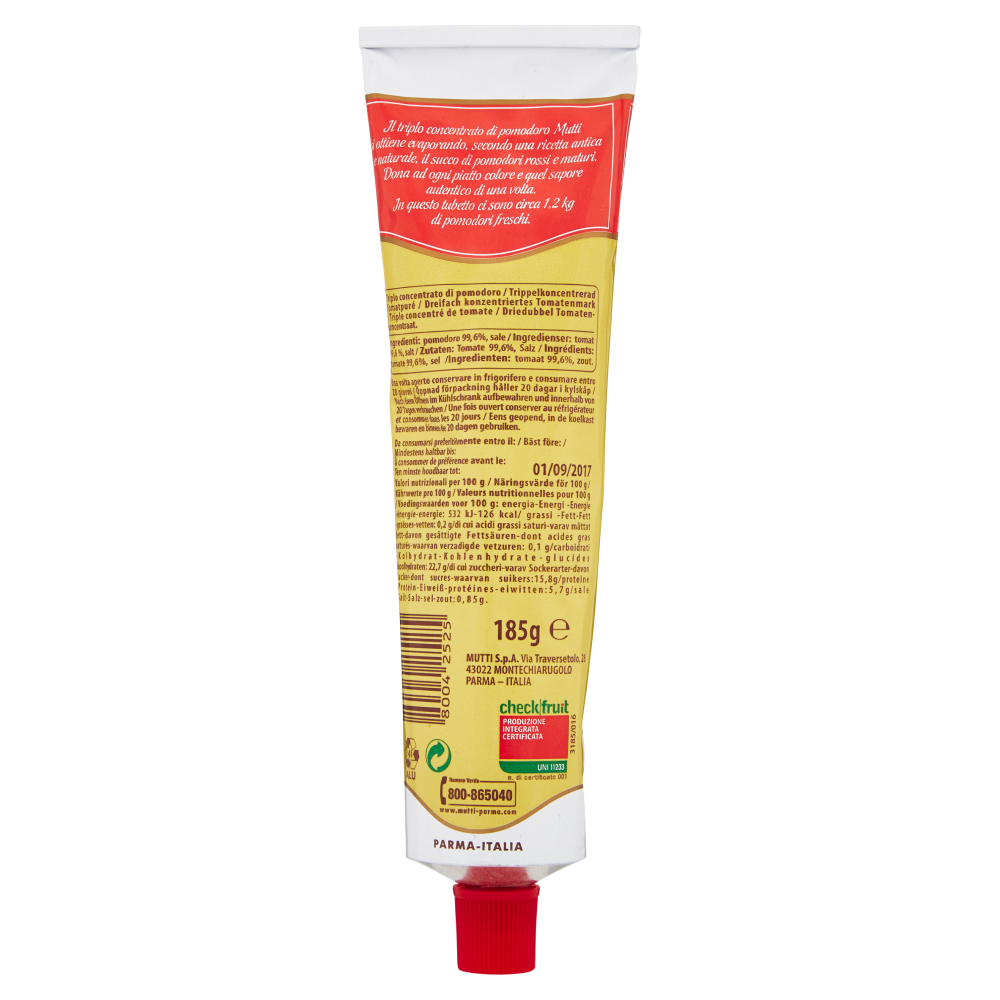 Mutti Triplo Concentrato di Pomodoro 185 g