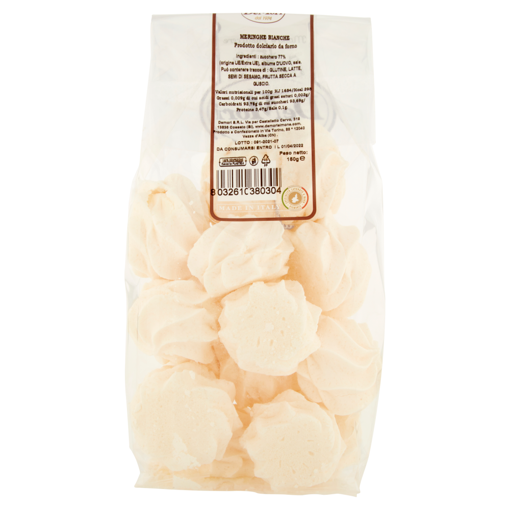 De Mori Meringhe Bianche 150 g