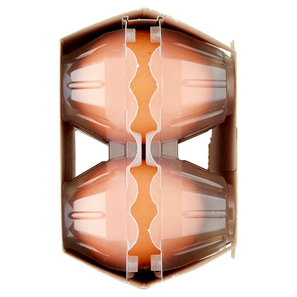 Coccod&igrave; Grandi Extra Fresche 6 Uova Fresche da allevamento a Terra