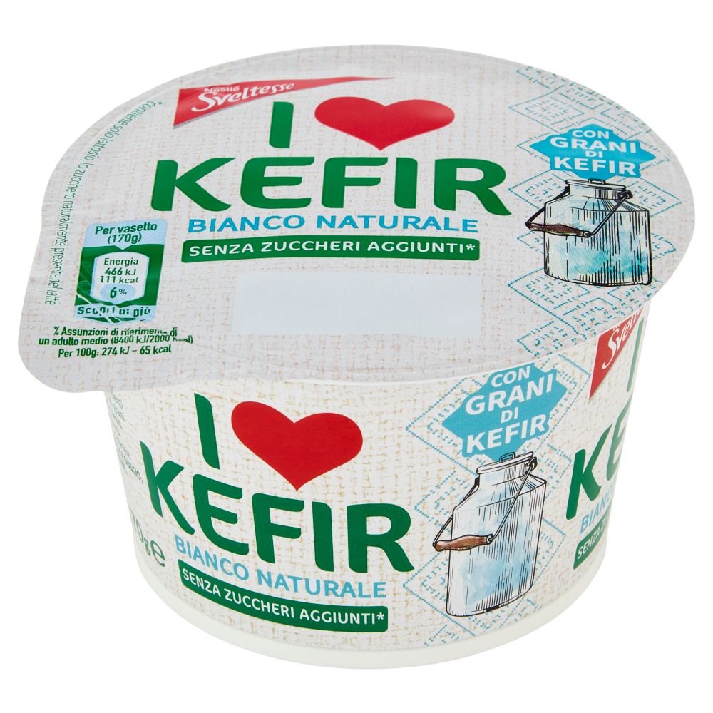 SVELTESSE I love Kefir Pot Bianco Naturale 1x170g