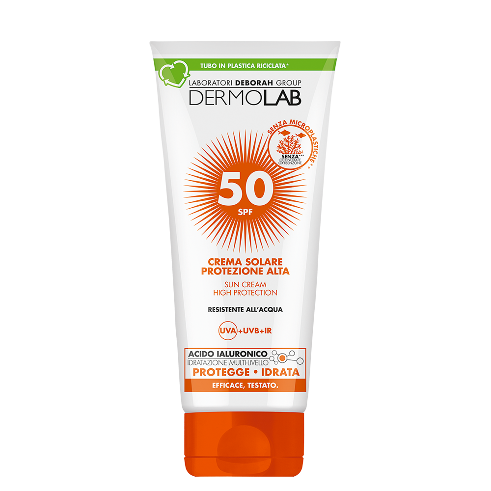 Dermolab Crema solare viso e corpo protezione alta SPF 50 200ml