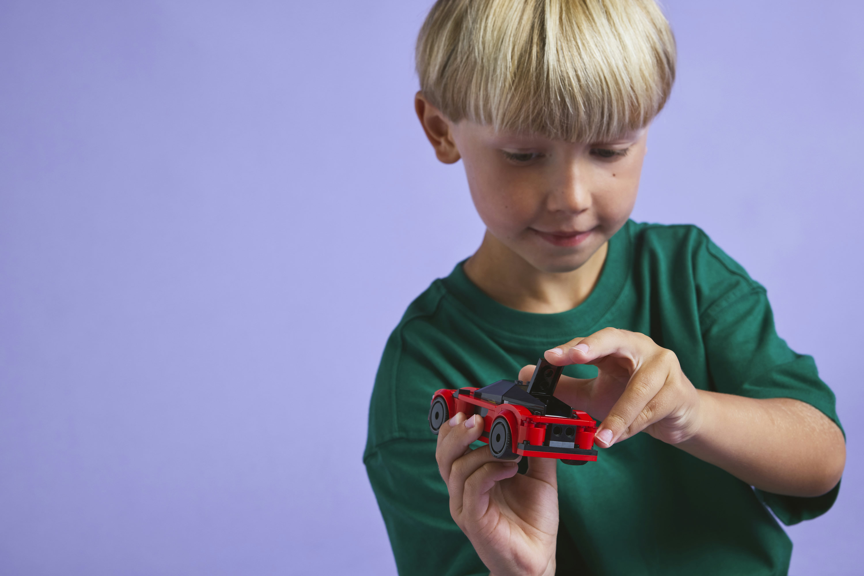 LEGO City 60448 Auto Sportiva Rossa - Macchina Giocattolo, Giochi Educativi per Bambini 5+, Regalo con Minifigure e Accessori