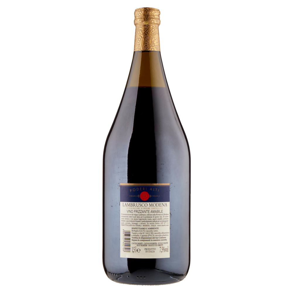 Chiarli Centenario 1860 Poderi Alti Lambrusco Modena D.O.C. Amabile 1,5 l