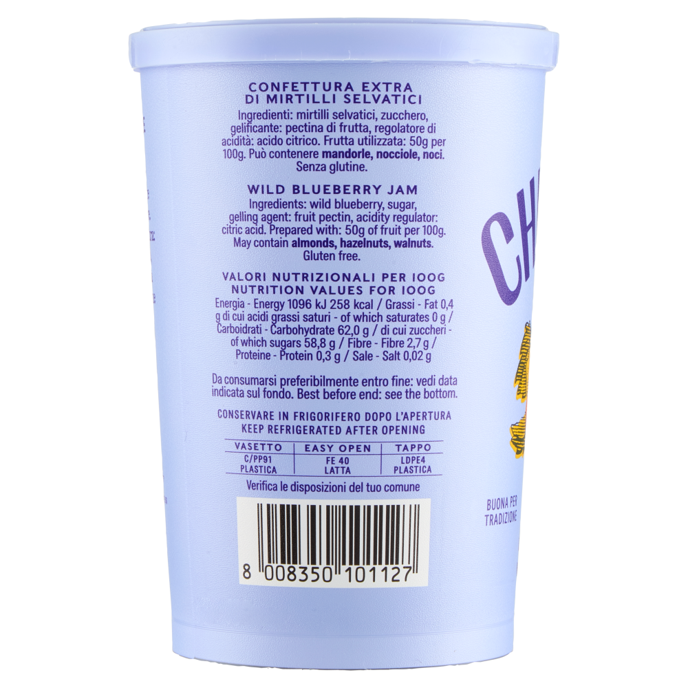 F.lli Chiaverini & C. Confettura Extra Mirtilli Selvatici 400 g