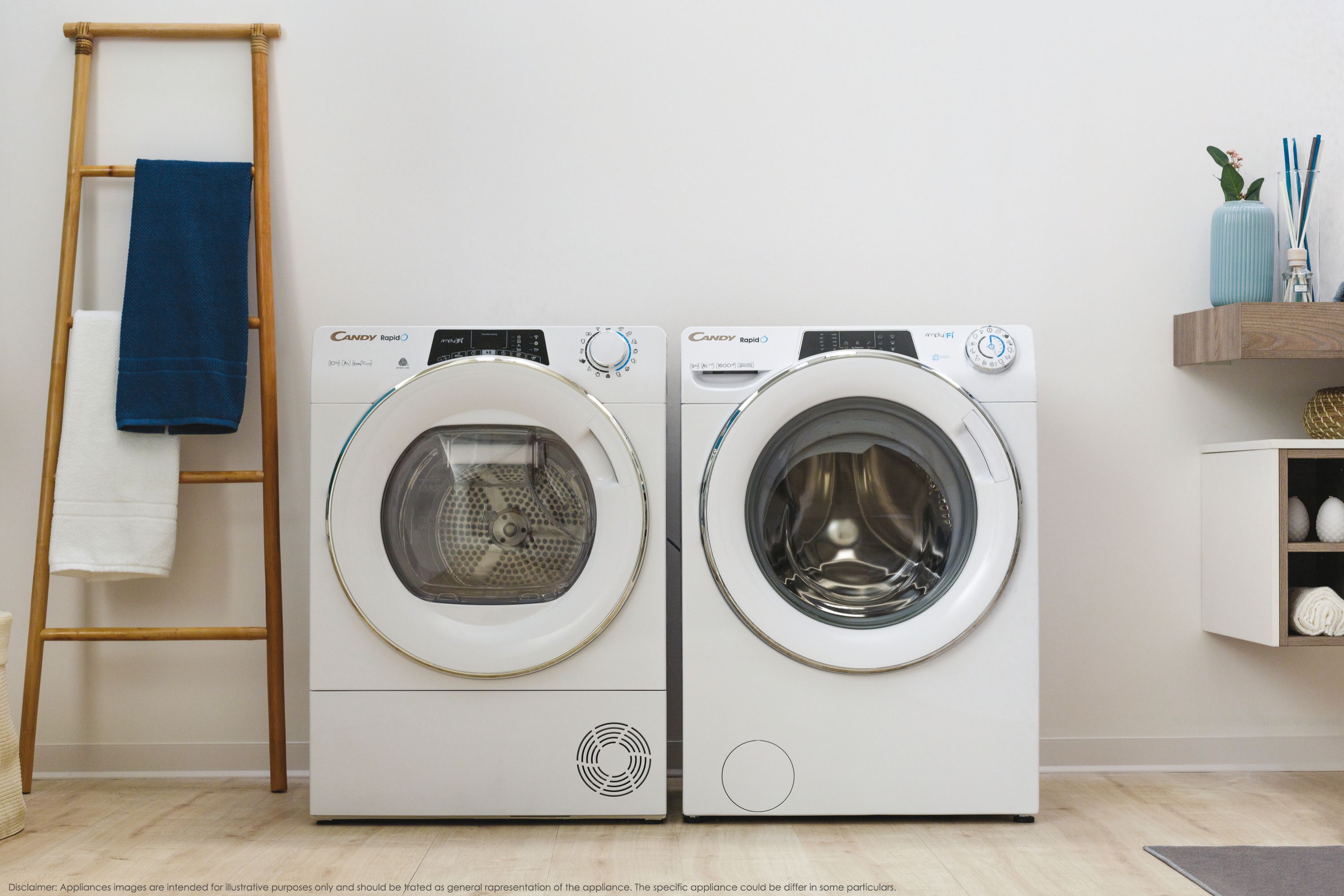 Candy Rapid&Oacute; RAPIDO' lavatrice Libera installazione Caricamento frontale 9 kg 1400 Giri/min A Bianco