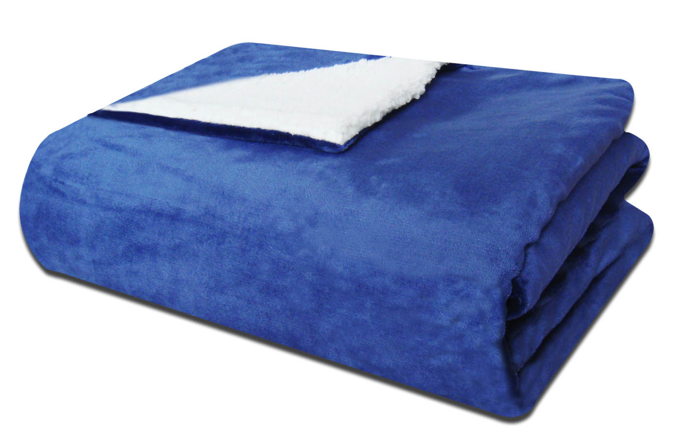 TEX HOME Plaid sherpa, mis. 130x170 cm coperta con maniche 130 x 170 cm Blu