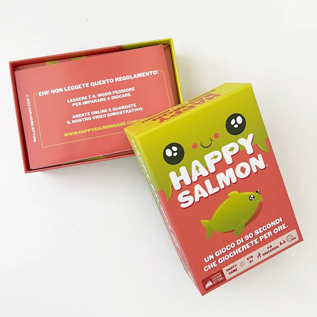 Asmodee Happy Salmon 2 min Gioco da tavolo Festa