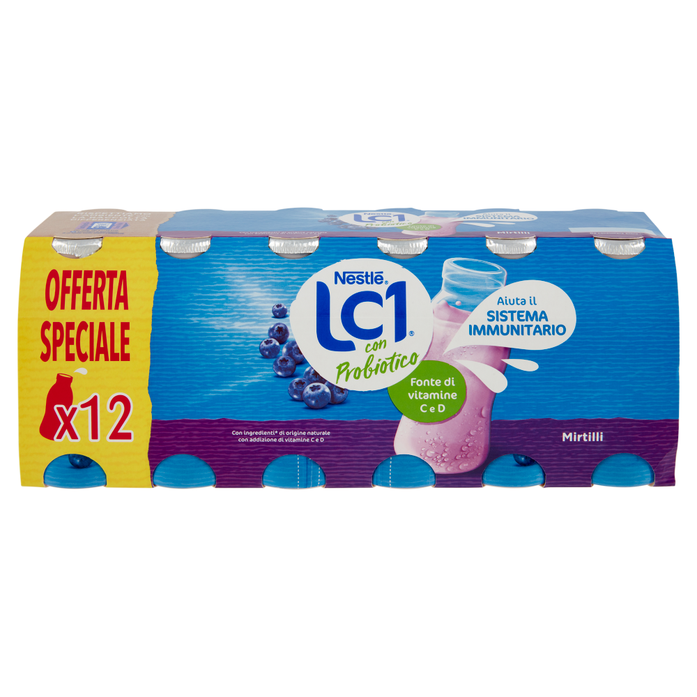 NESTL&Eacute; LC1 con Probiotico Mirtilli 12 x 90 g