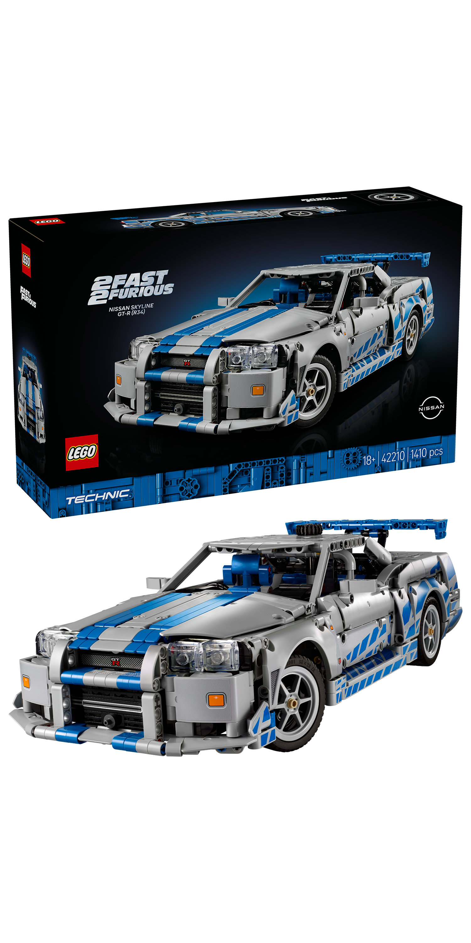 LEGO Technic Auto Nissan Skyline GT-R (R34) 2 Fast 2 Furious