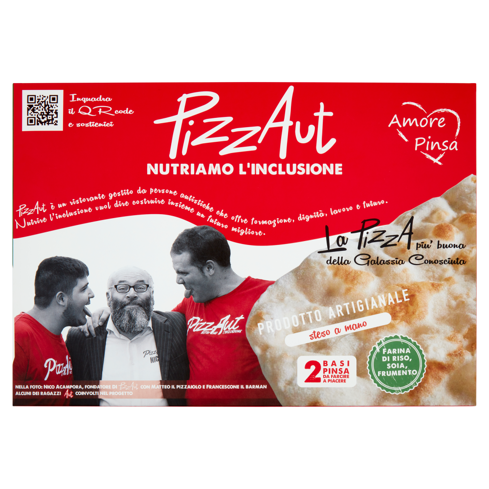 PizzAut 2 Basi Pinsa da Farcire a Piacere 460 g