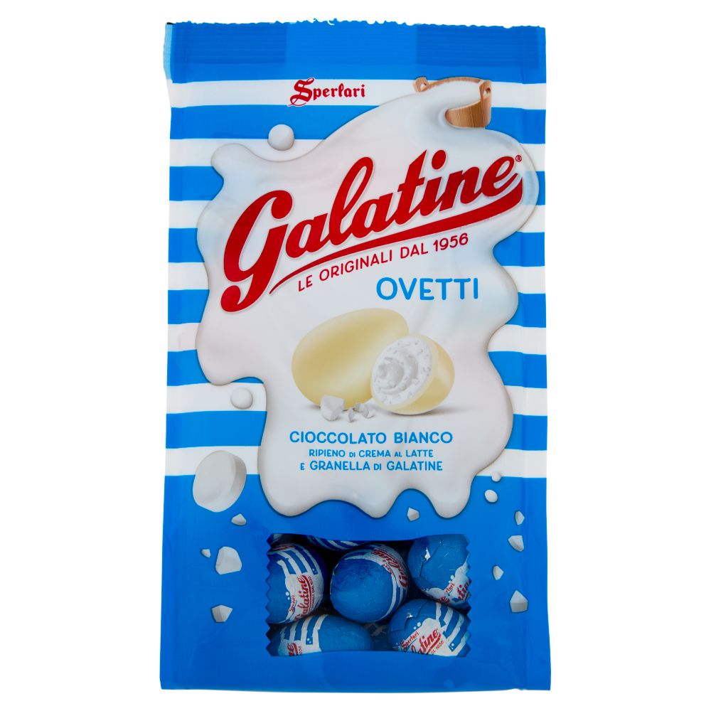 Galatine Ovetti Cioccolato Bianco 150 g