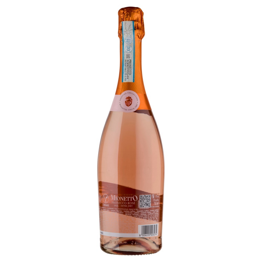 Mionetto Prestige Collection Prosecco DOC Rosé Extra Dry 750 ml