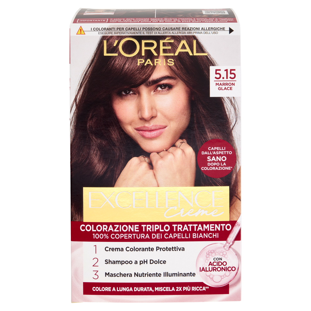 L'Oréal Paris Excellence Creme Colorazione Triplo Trattamento 5.15 Marron Glace