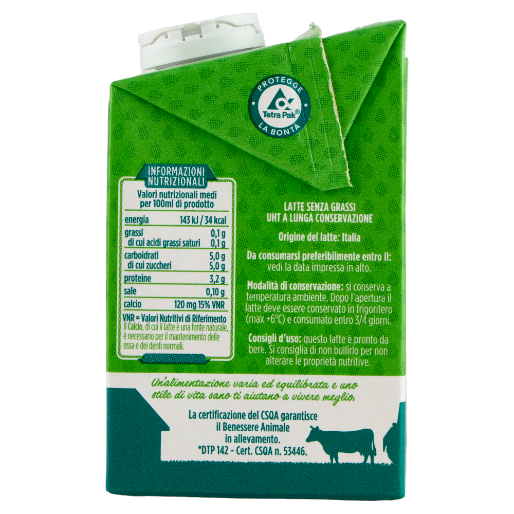 Granarolo Senza Grassi UHT a Lunga Conservazione 500 ml