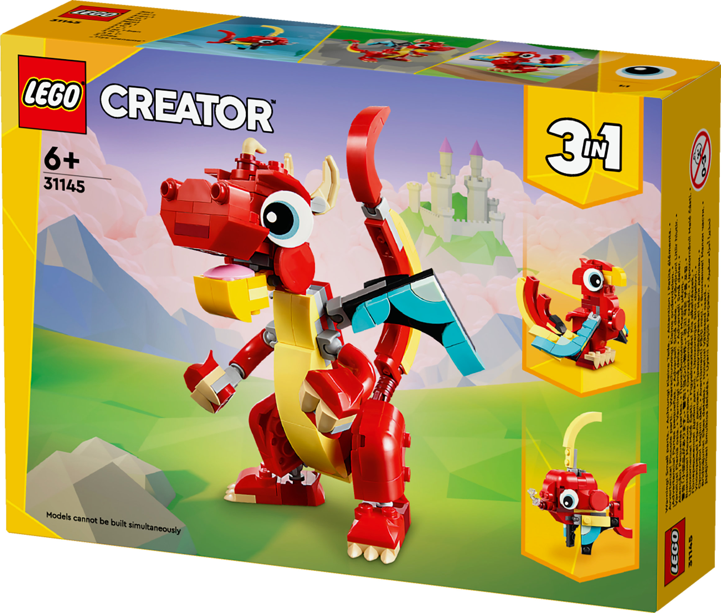 LEGO Creator Drago rosso