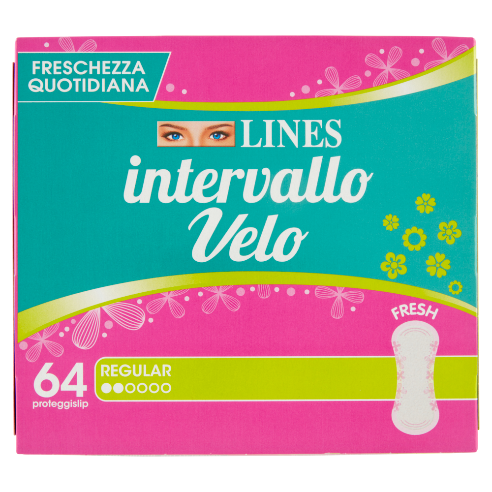 Lines intervallo Velo Regular Fresh 64 pz