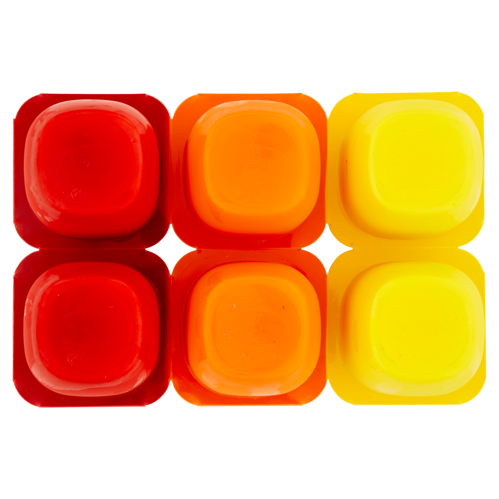 Carrefour Bio dessert formaggio e frutta biologico banana albicocca fragola 6 x 50 g