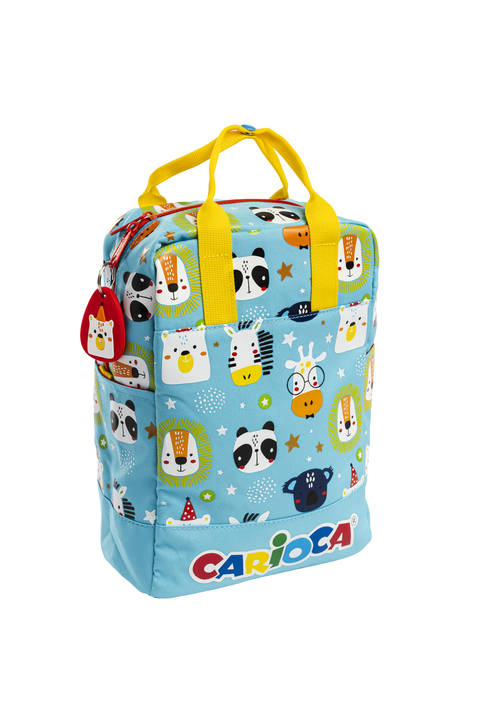 Carioca Zainetto doppio manico animal blu