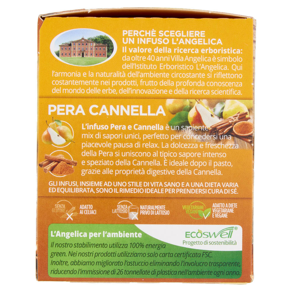 L'Angelica Passione di Frutta Pera Cannella 15 Filtri 27 g