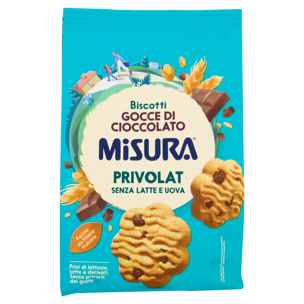 Misura Privolat Biscotti Gocce di Cioccolato 290 g