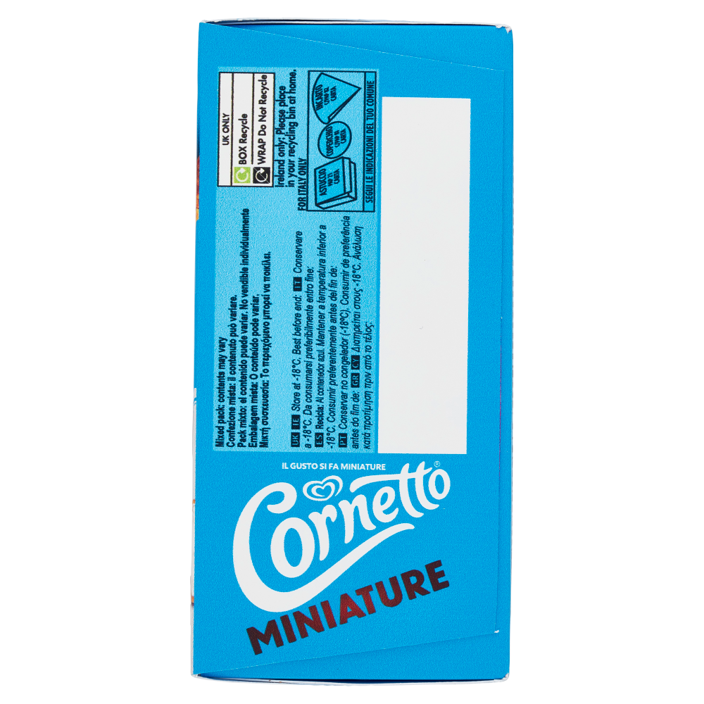 Cornetto Algida Miniature 5 Classico 5 Chocolate Cacao 190 g
