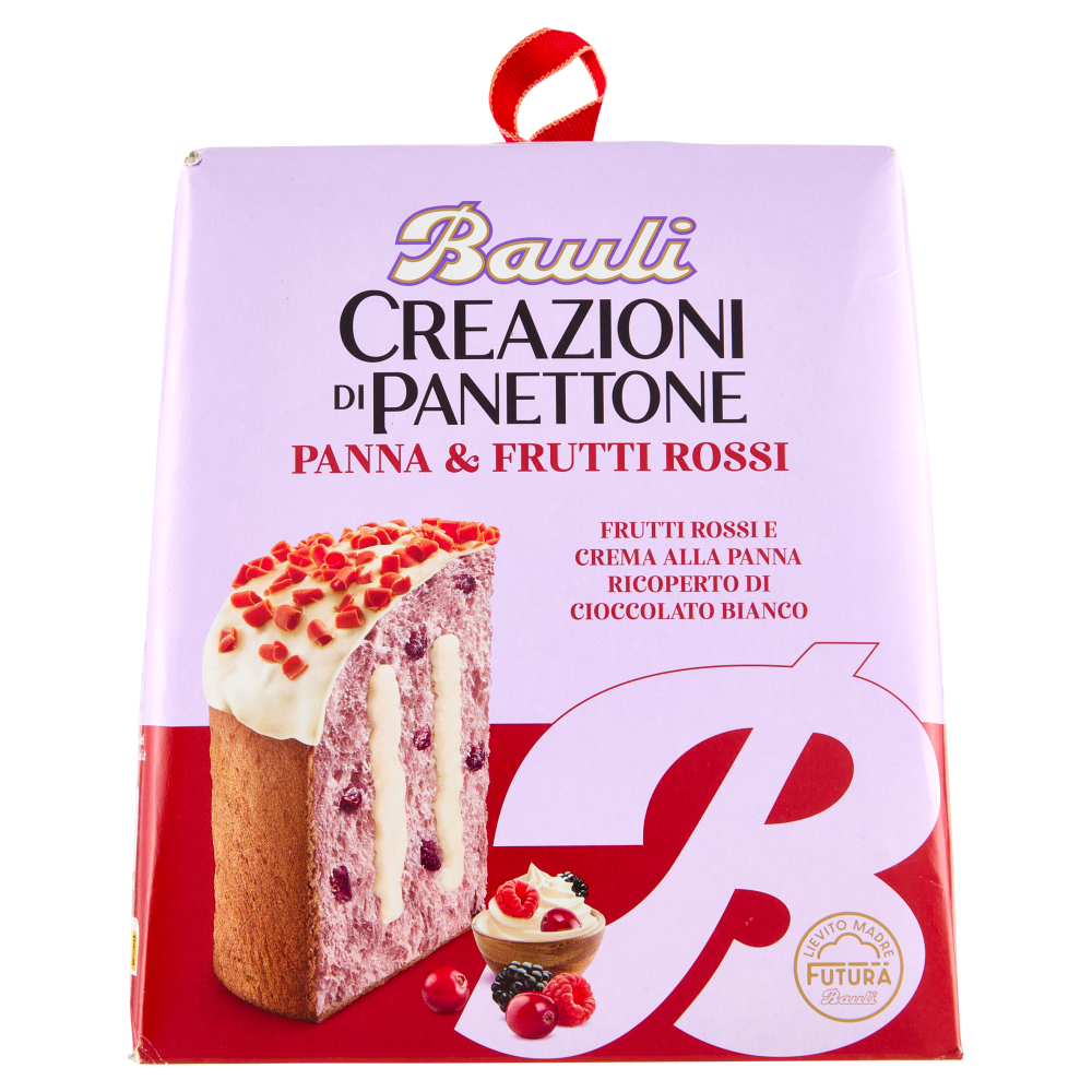 Bauli Creazioni di Panettone Panna & Frutti Rossi 450 g