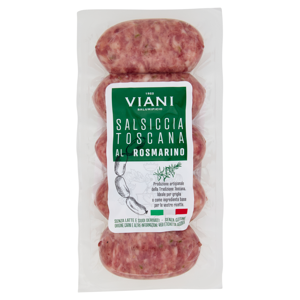 Viani Salsiccia Toscana al Rosmarino 0,300 Kg