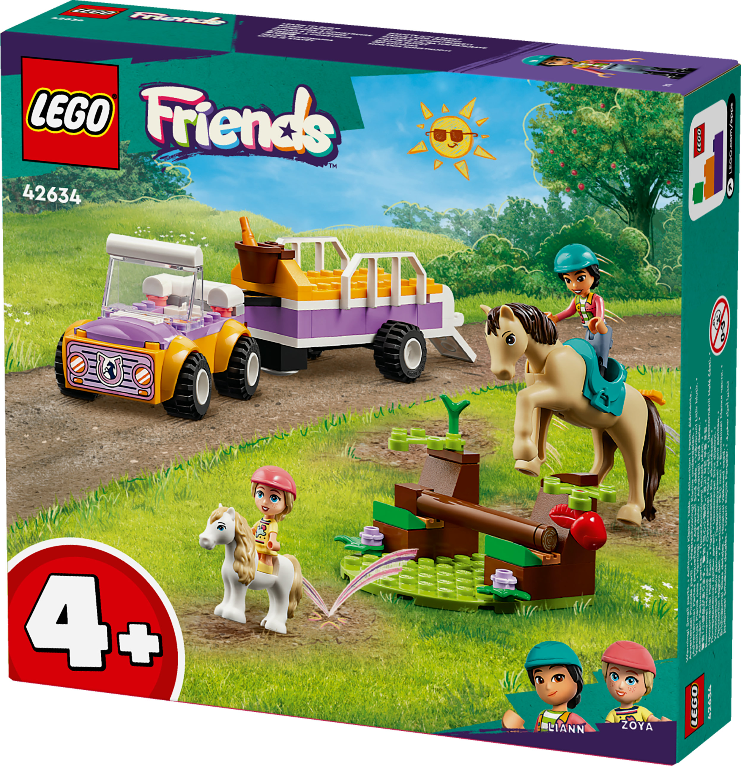 LEGO Friends Rimorchio con cavallo e pony