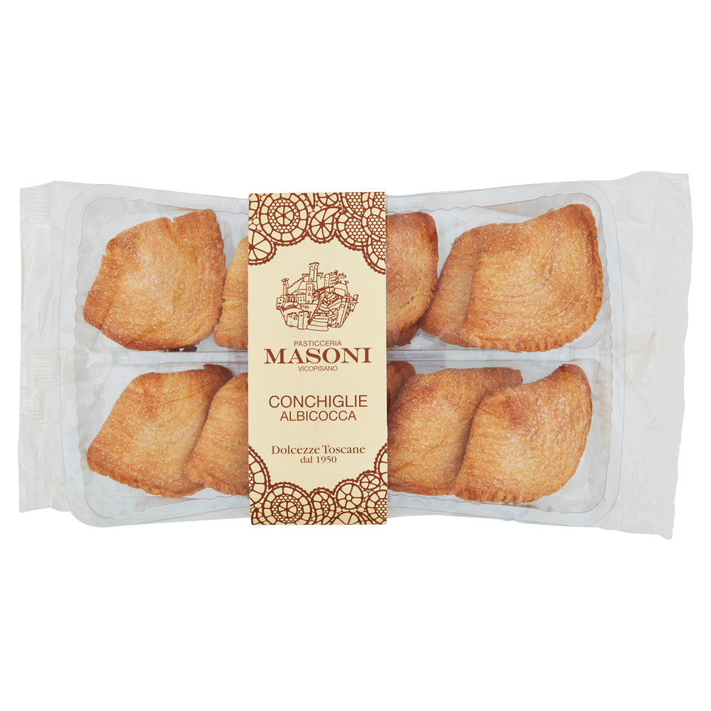 Pasticceria Masoni Vicopisano Conchiglie Albicocca 0,250 kg