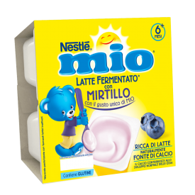 Nestle Mio Merenda Latte Fermentato – Mirtillo 4x100g