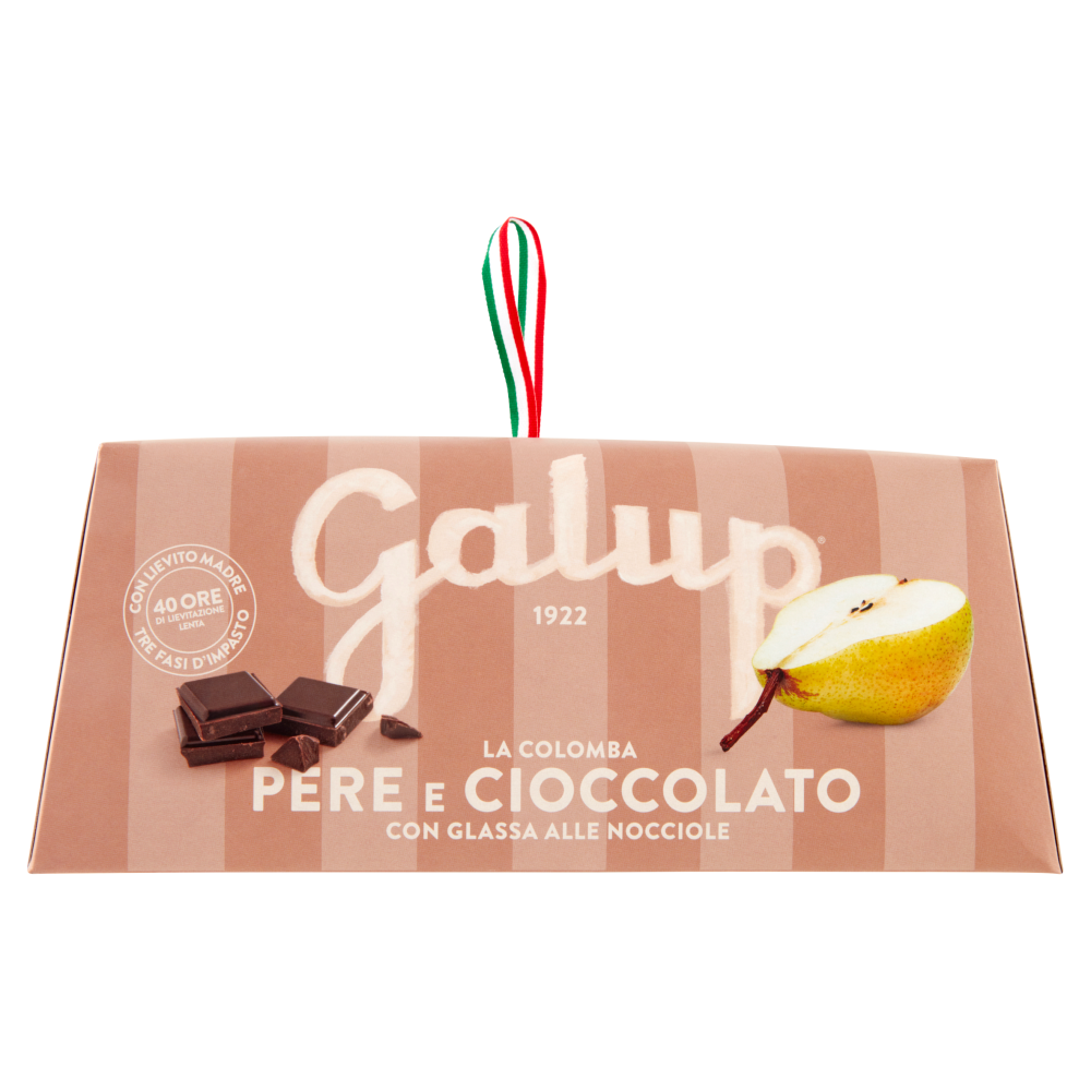 Galup la Colomba Pere e Cioccolato con Glassa alle Nocciole 750 g