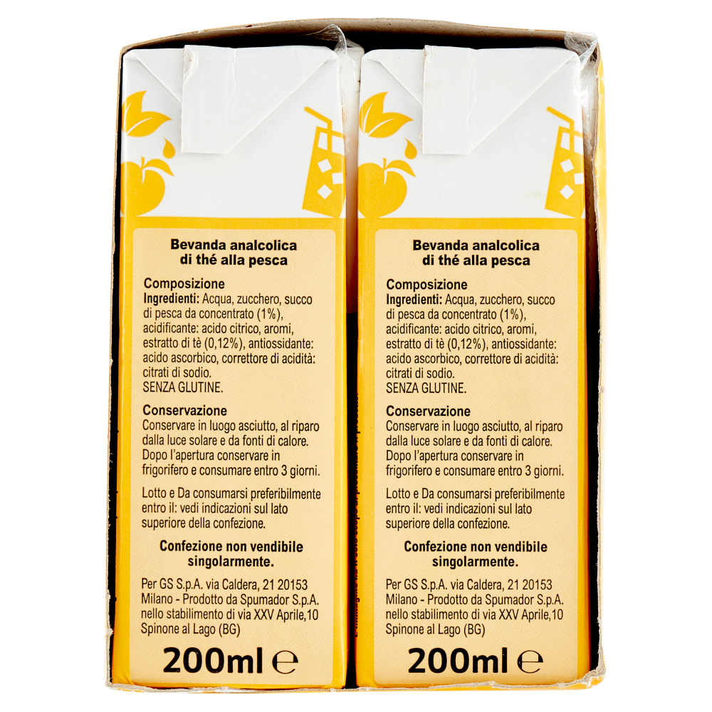 Carrefour Classic Thé alla Pesca 6 x 200 ml