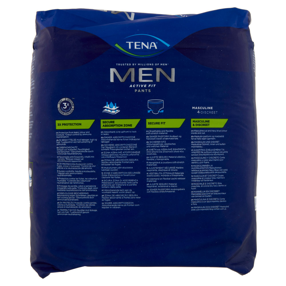 Tena Men Active Fit Pants Plus S/M 9 pz